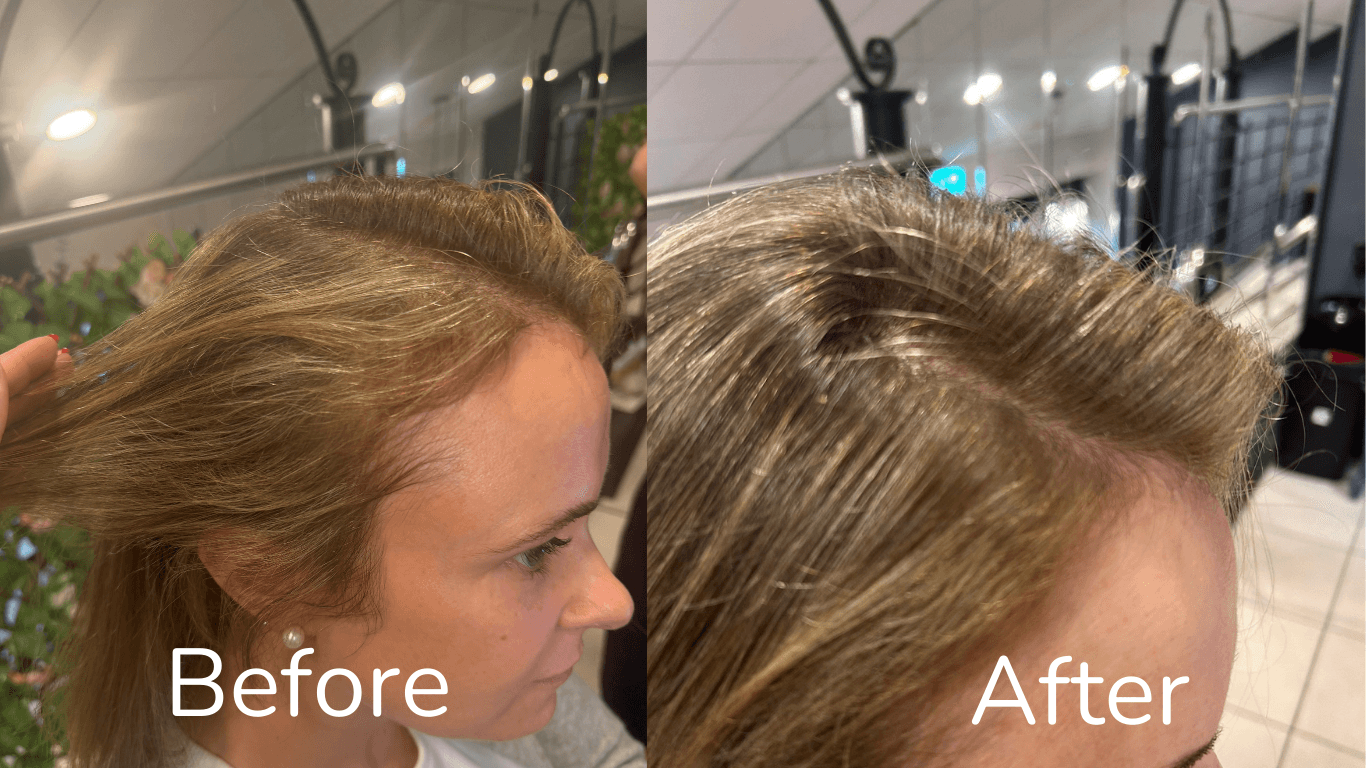 Lisa's hair transformation